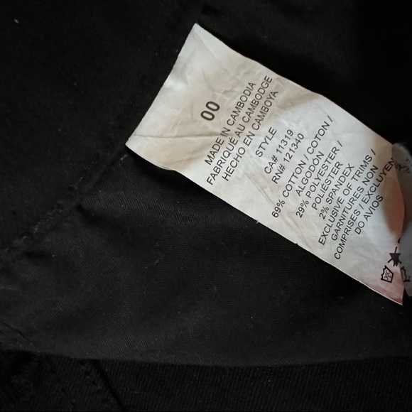 High Waisted Black Jeggings Size 00 - Picture 9 of 9